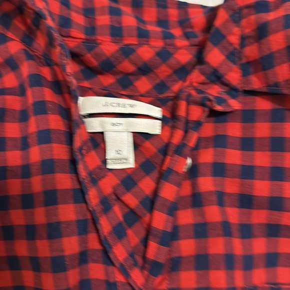 J. Crew Crinkly Boy Shirt in Gingham - Picture 3 of 4